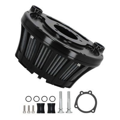 Aluminum Turbine Air Cleaner Intake Filter For Harley Dyna Softail 2000 - 2015