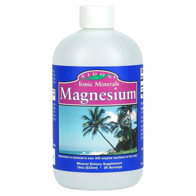2 X Eidon Mineral Supplements, Magnesium, 18 oz (533 ml)