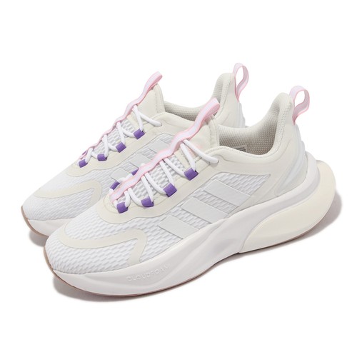 

Adidas Alphabounce White Ivory Purple Женская спортивная обувь для бега HP6150, Белый, Alphabounce+