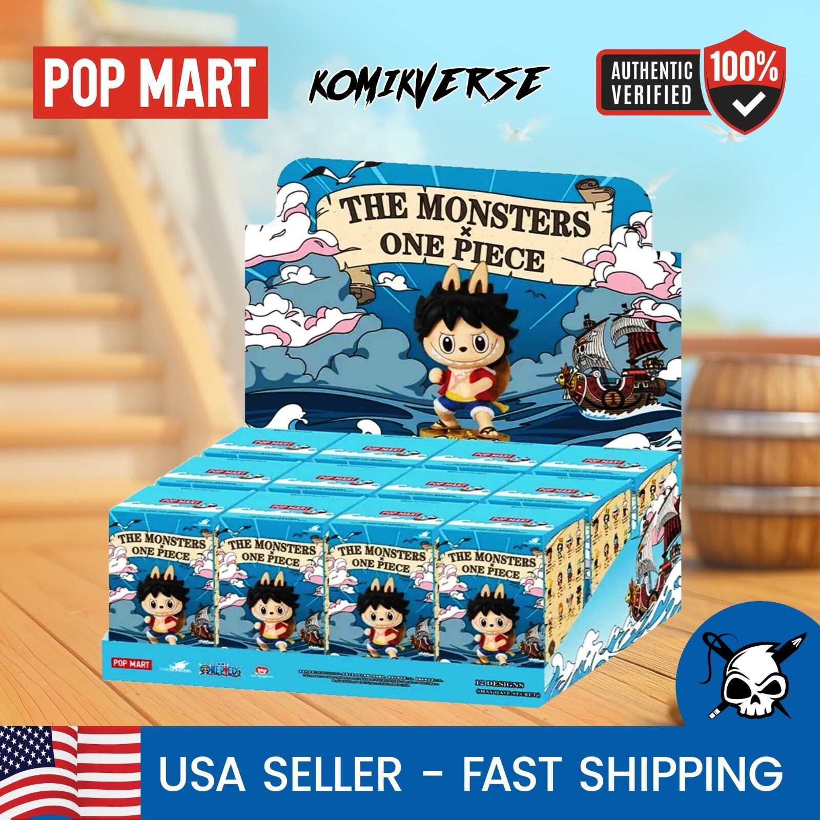 POP MART Labubu ラブブONE PIECE ワンピース POP MART】labubu x ONE PIECE ラブブ&ワンピース