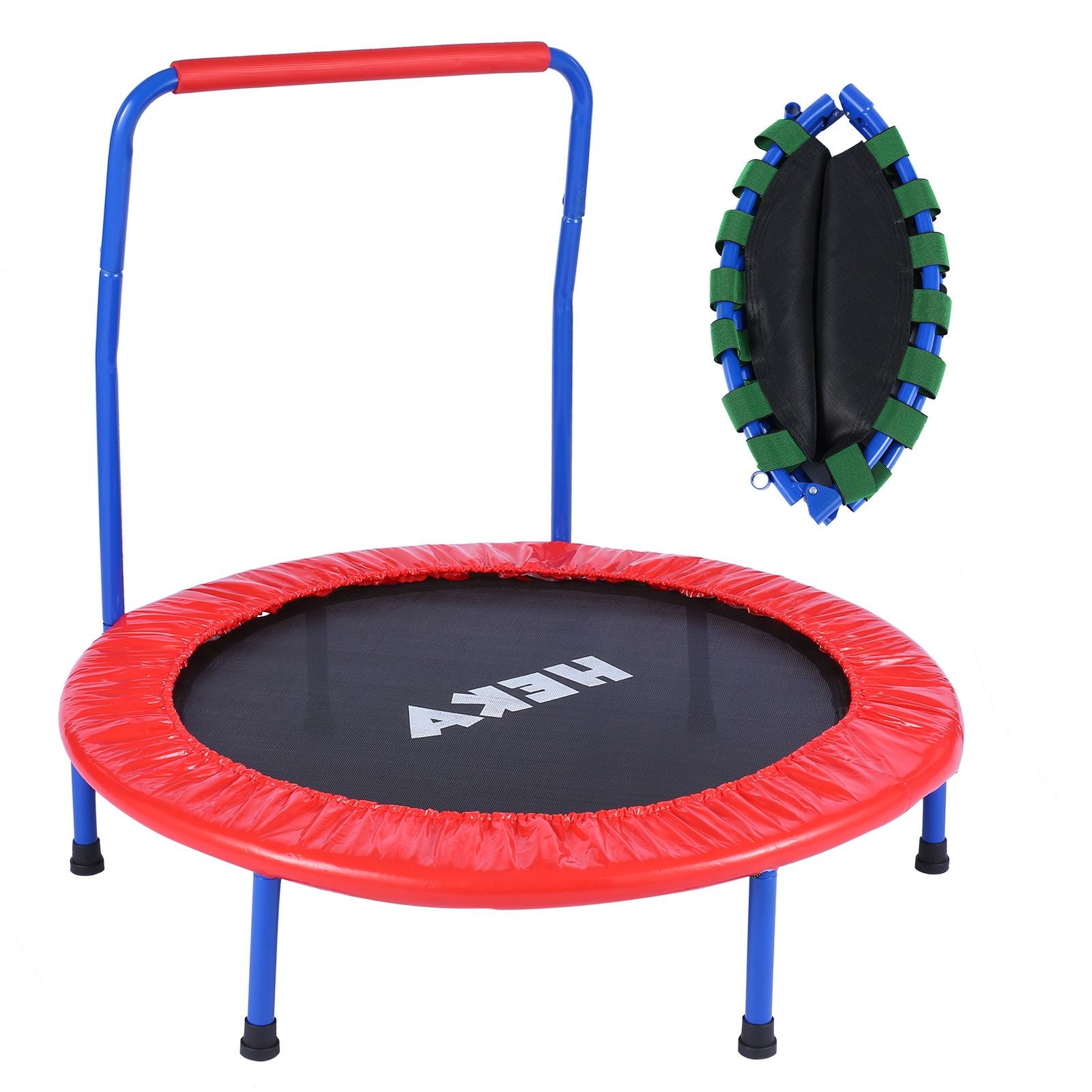 91cm Trampolin Fitness Übung Mini-Trampolin für Kinder Erwachsene Indoor Outdoor