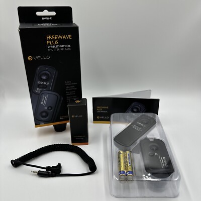 Vello FreeWave Plus RWII-C Wireless Remote Shutter Release for Canon Cameras