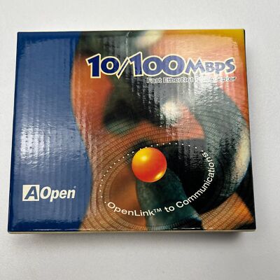 Aopen AON-325D 10/100mbps Fast Ethernet PCI Adapter 90.18A10.008 NEW