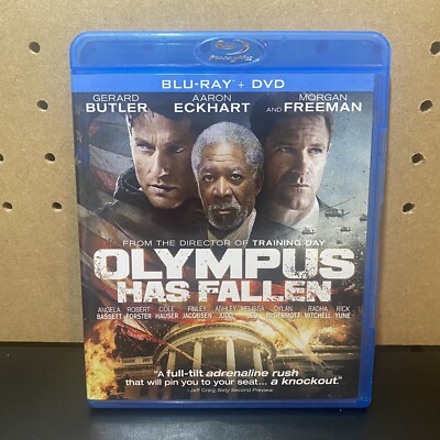 Olympus Has Fallen (Blu-ray & DVD, 2013, 2-Disc Set) Gerard Butler