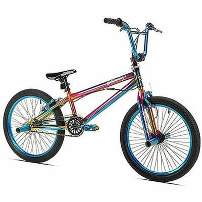 20 in. Kent Fantasy BMX Pro Bike Freestyle Bicycle Steel Frame 1 Speed Blue NEW