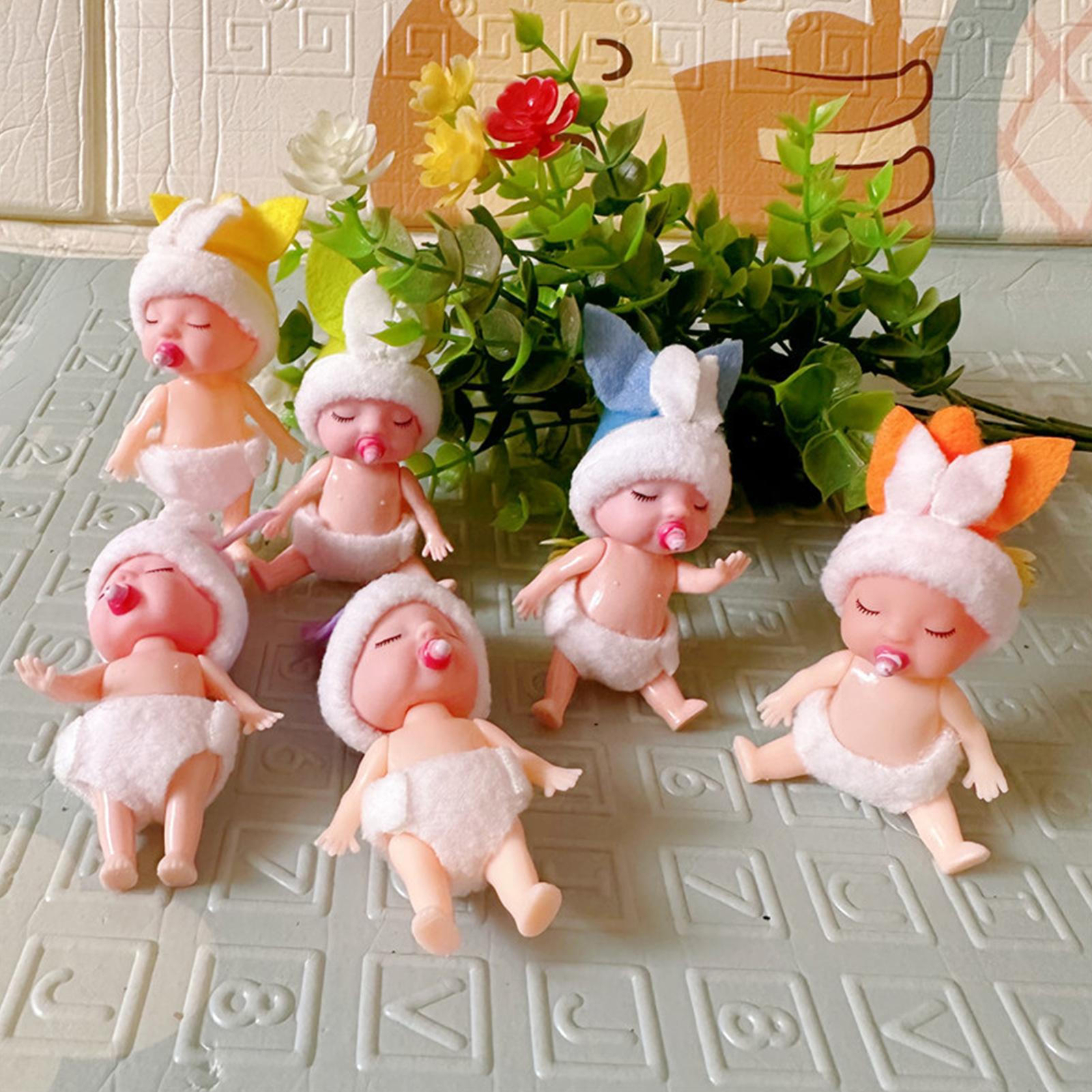 Mini Baby Reborn Doll With Movable Limbs Soft Touch Lifelike Newborn Toy Gift