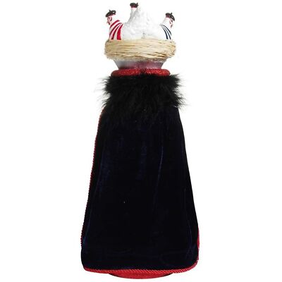 Kurt Adler Hollywood Three French Hens Nutcracker, 17.5"