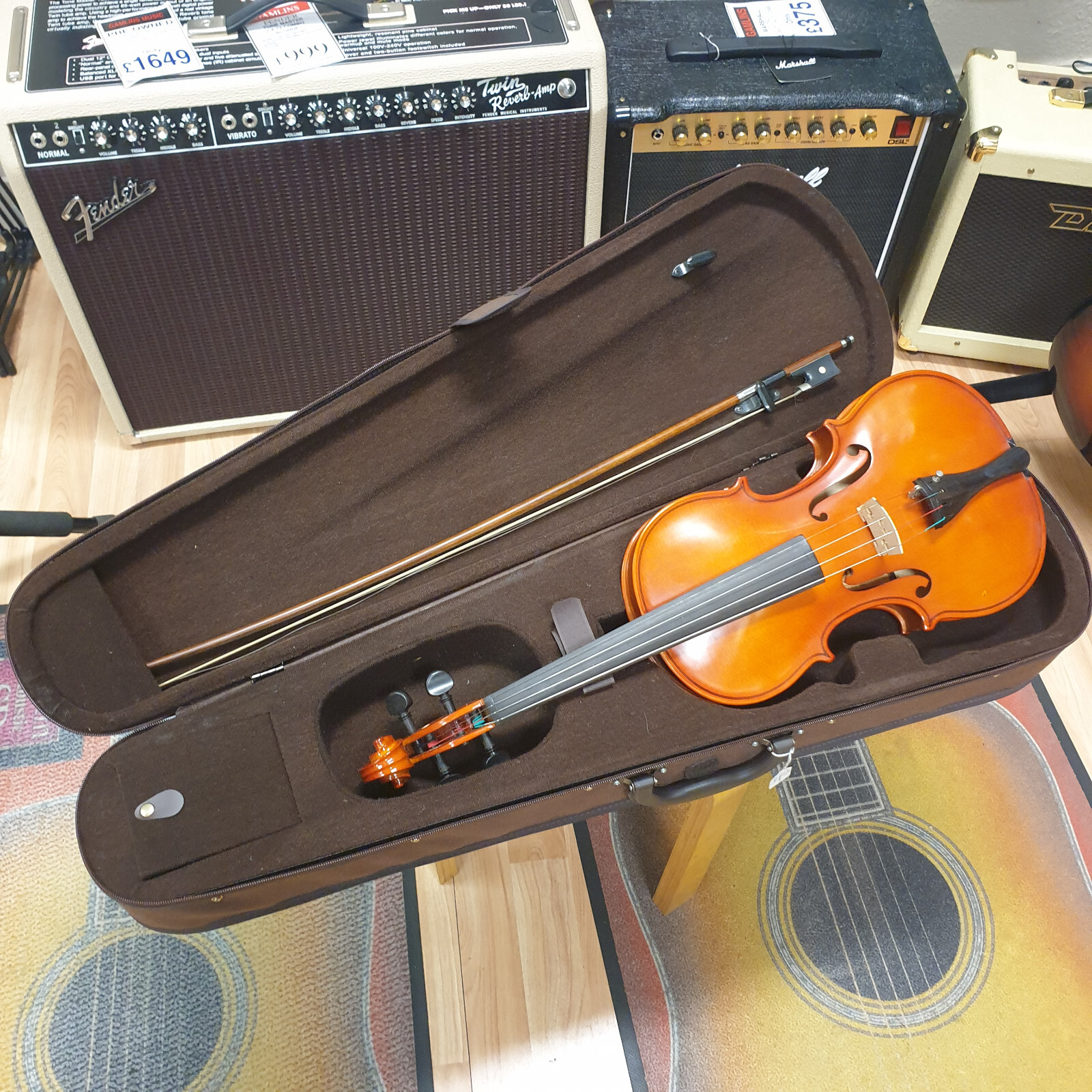 バイオリン シムロ SN501 Shimro 1996 4/4 Ex-Rental Shimro 501 Violin Outfit 1996 stradivari copy