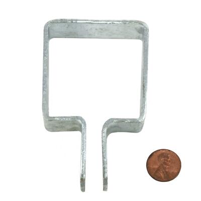 2" Square Brace Band with Bolts & Nuts for Chain Link Fence (Pack of 10)