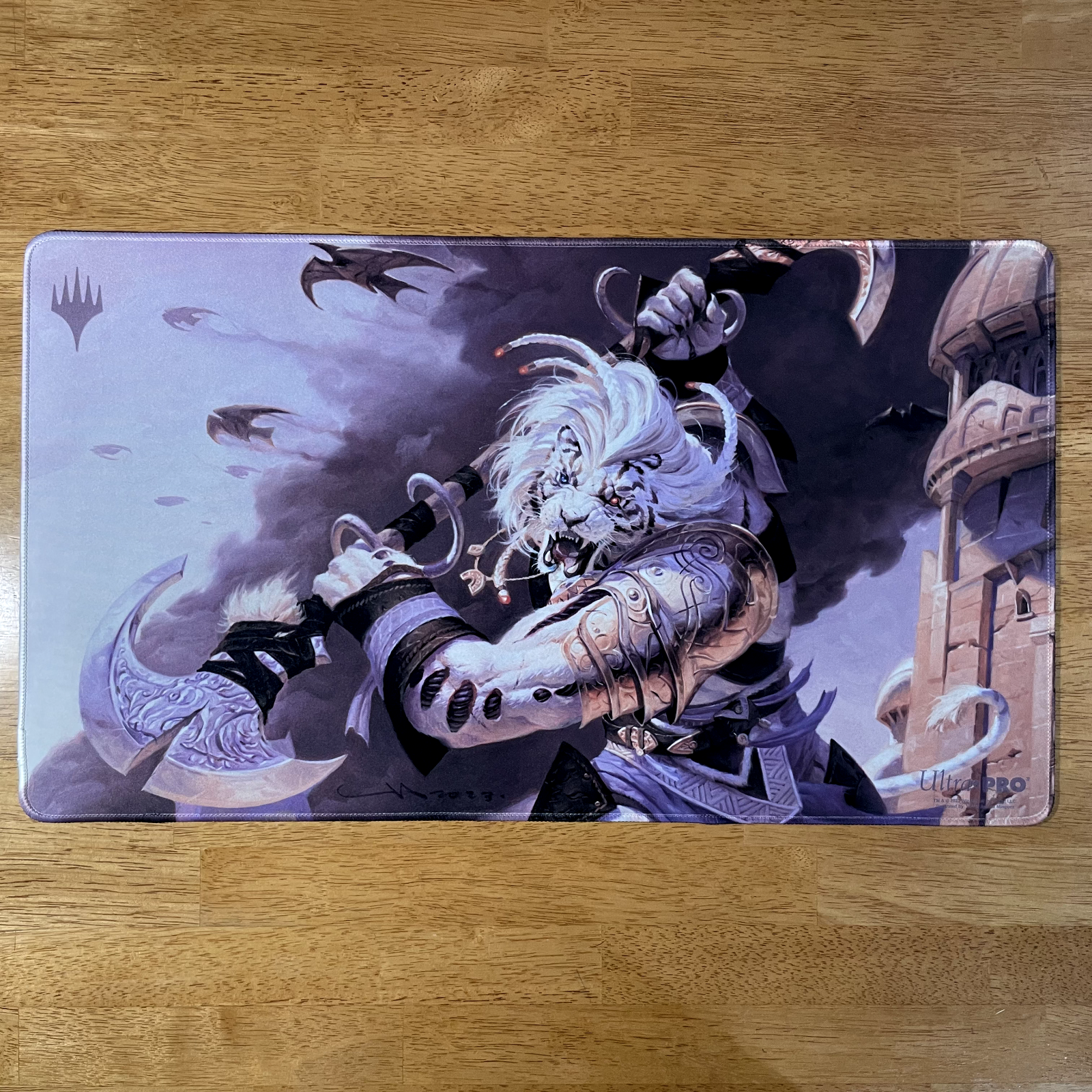 Ajani, sleeper agent プレイマット + カードスリーブ 🦁 Ajani, Sleeper Agent - Kickstarter - Signed Playmat MTG Victor