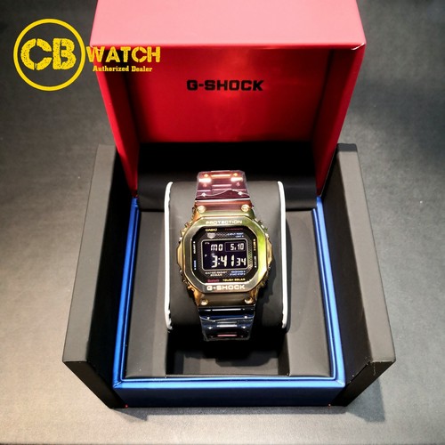 美品 CACIO G-SHOCK GMW-B5000GD-9JF CASIO G-shock GMW-B5000GD-9JF Solar Full Metal Gold – Time Japan