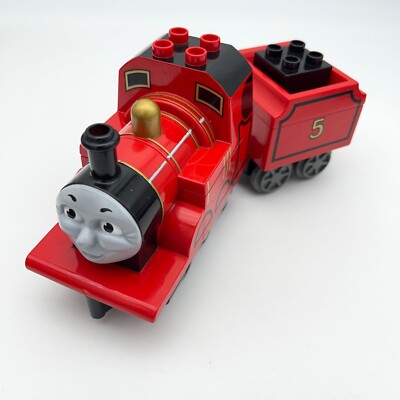 Thomas Duplo James Train COMPLETE Figure #5 Tender w/coal Thomas the Tank Engine