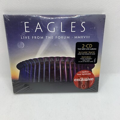 Eagles - Live From the Forum MMXVIII Target Exclusive Double CD w/ Tour Laminate