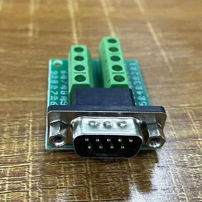 DB9 Male Adapter Signals Terminal Module RS232 Serial to Terminal DB9  Connector