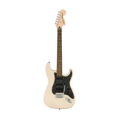 Squier FSR Affinity Series Stratocaster HSS Electric Guitar, Laurel FB, Olympic