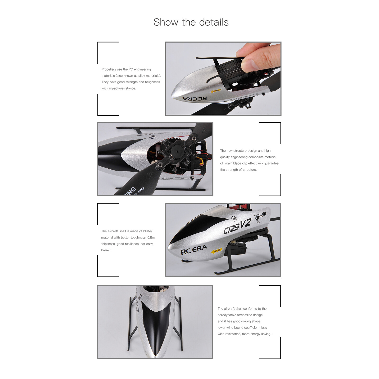 4 Channels RC Aircraft Altitude Hold 6G System Stunt RC Plane for Kids Children