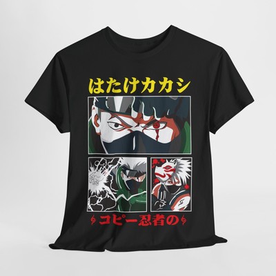 Kakashi Shirt Naruto Shippuden Madara Itachi Anime Style Tee T-Shirt All Size