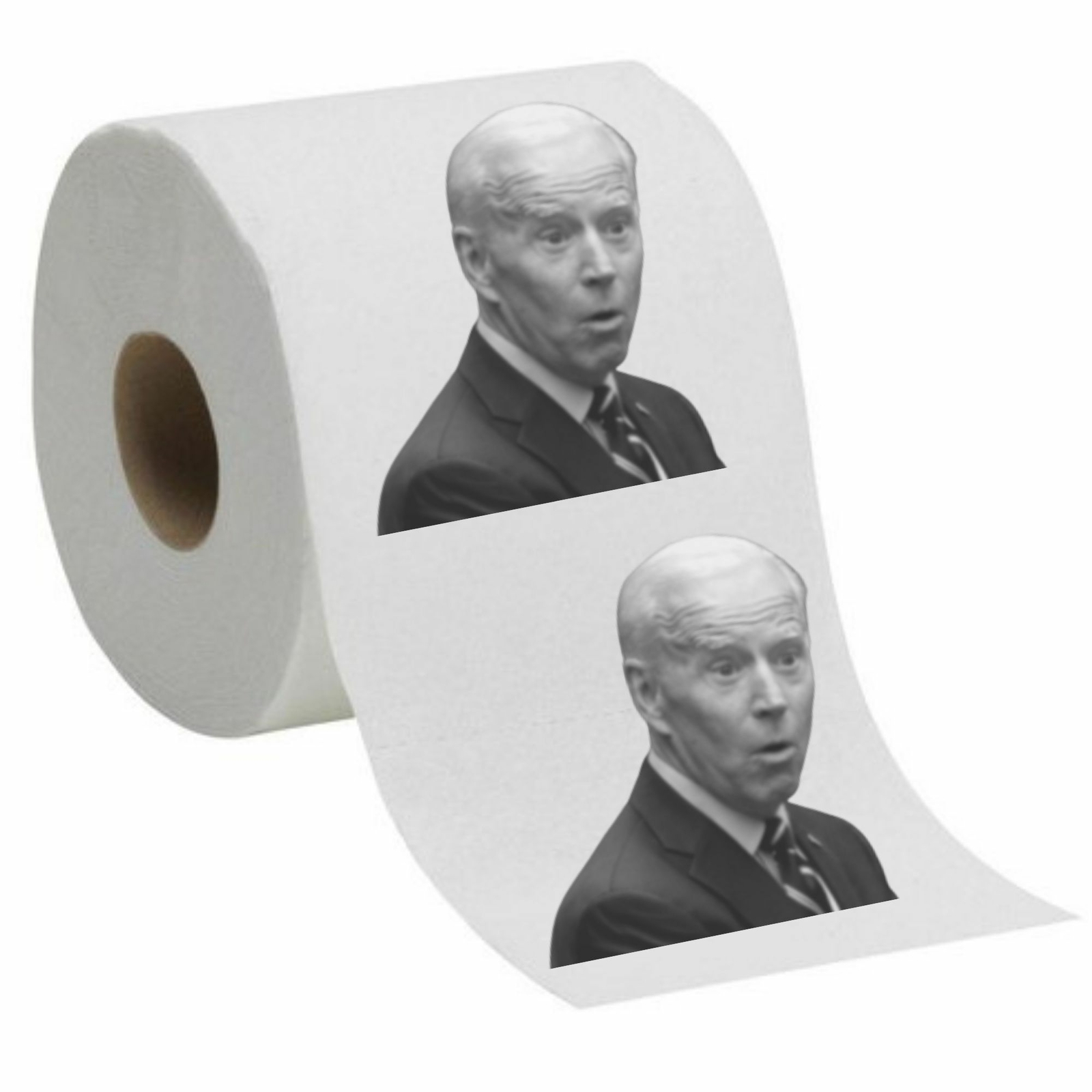 Joe Biden Toilet Paper, Funny Political Novelty Biden TP Gag Gift 2-Pack