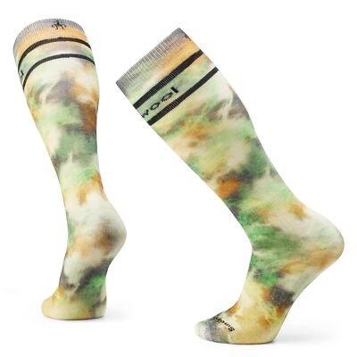 

Мужские носки Smartwool Ski Full Cushion с принтом Tie-Dye поверх икры