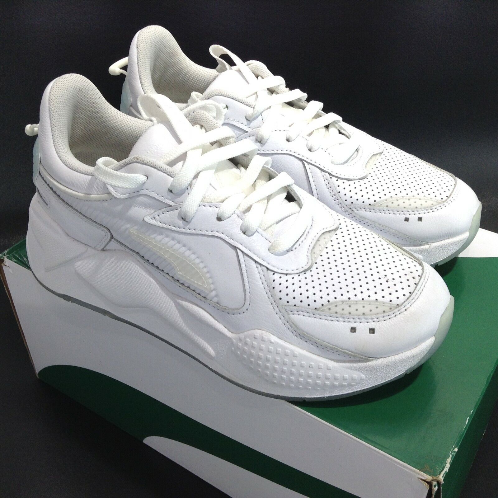 PUMA RS-X White Ice JR - SIZE US 6.5C - 375800-01 Lace Up Sneakers Shoes w/ BOX PUMA RS-X White Ice JR - SIZE US 6.5C - 375800-01 Lace Up Sneakers Shoes w/ BOX