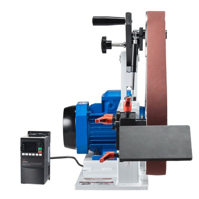 VEVOR Belt Grinder Sander 72 x 2-Inch Variable Speed with VFD 3 Grinding Moulds