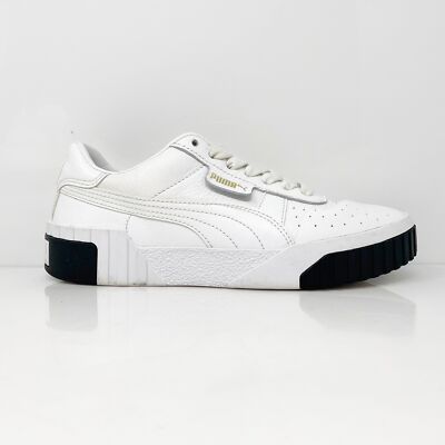 Puma Womens Cali 369155-04 Белая Повседневная Обувь Кроссовки Размер 7.5, Белый, Cali