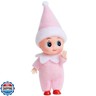 JOYIN 1 Pack Christmas Pink Tiny Elf Soft Plush Toy for Adults Kids Accessories Party Favors Xmas Party Supplies Christmas Decor, Xmas Gift