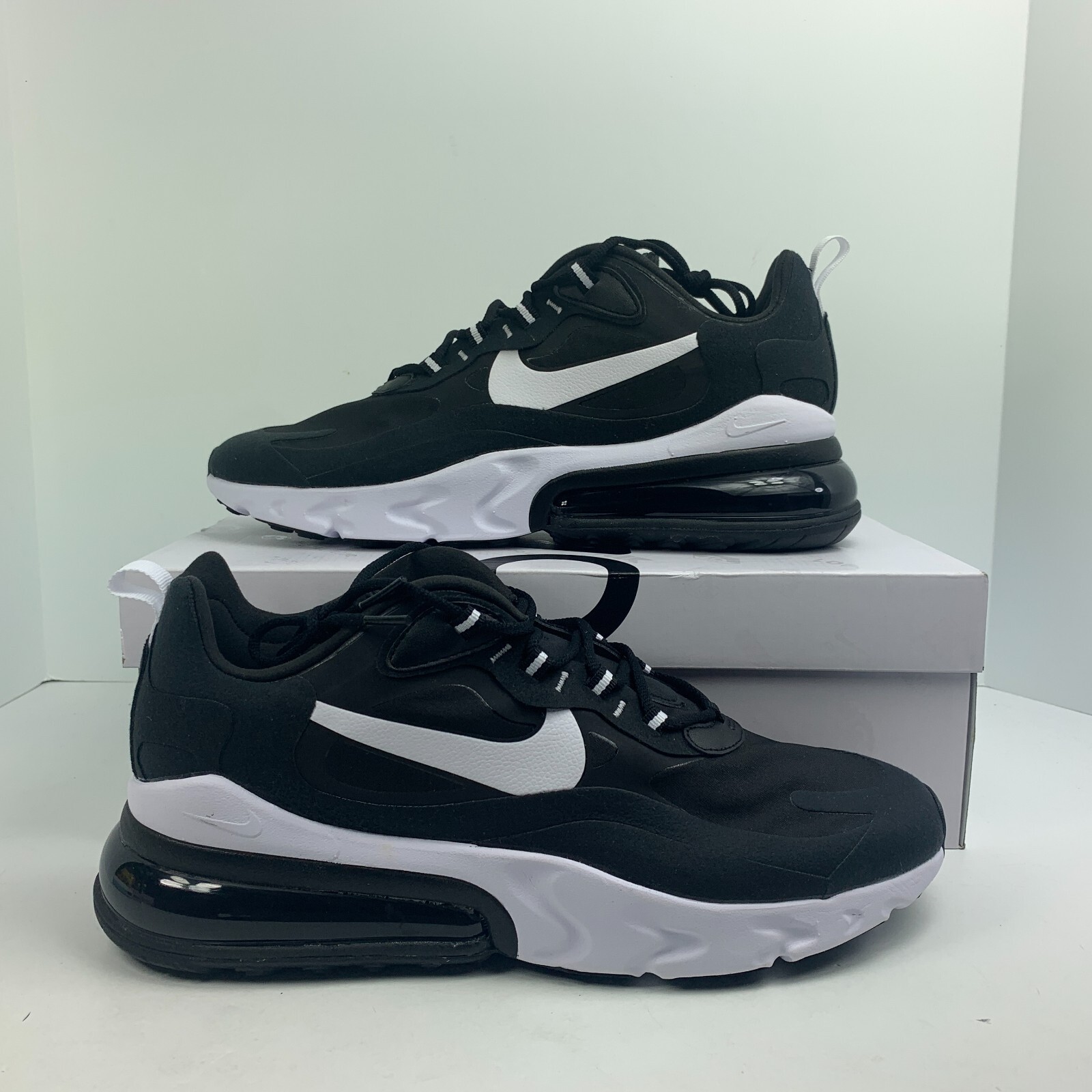 mens nike 270 react black