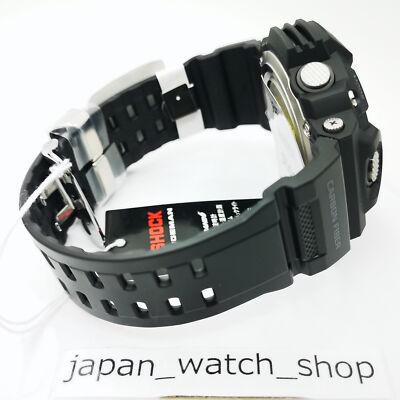 Pre-owned Casio G-shock Gw-9400j-1jf Black Red Master Of Rangeman Men's Watch In Box