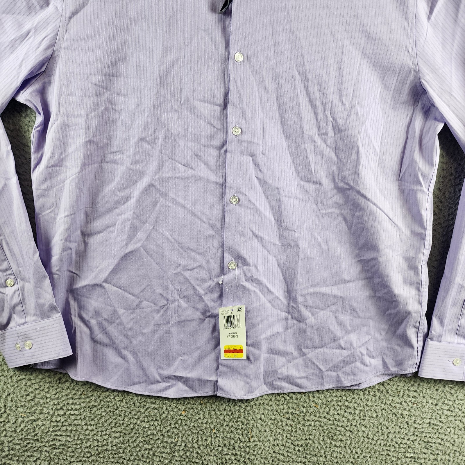Kenneth Cole Reaction Techni-Cole Slim Fit Flex Dress Shirt Men's XL 36/37 17 - Picture 3 of 14
