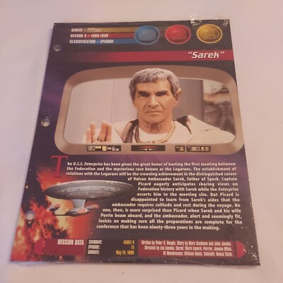 Star Trek Universe 10+ Official & Photo Cards Series, Season 3 Episode ''Sarek''