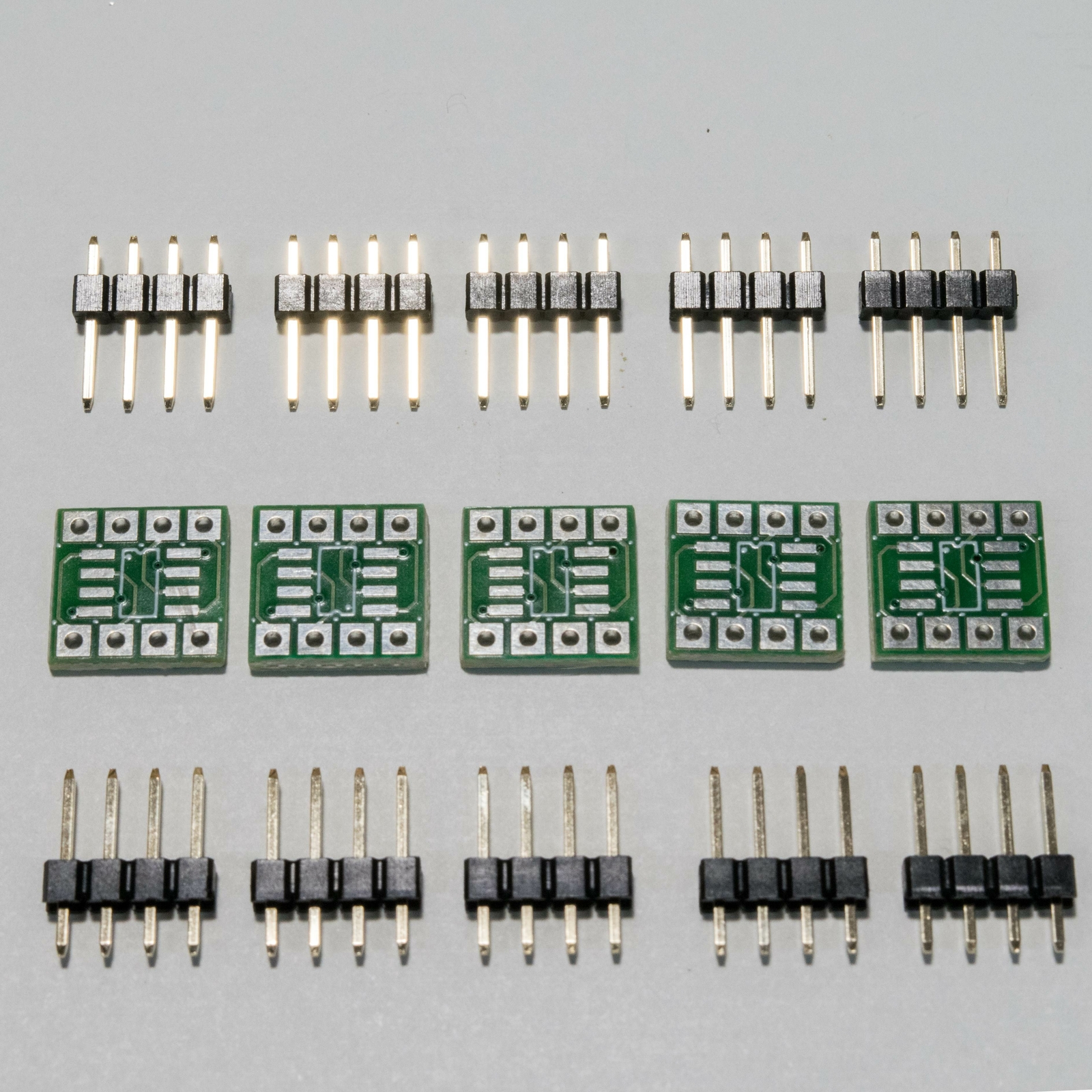 5pack Surface Mount (SMD) SOIC8 to DIL 0.1" Adapter Converter for Breadboard eBay