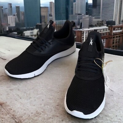 Reebok Mens 12M DayStart Black Walking running Shoes Sneaker GW0869