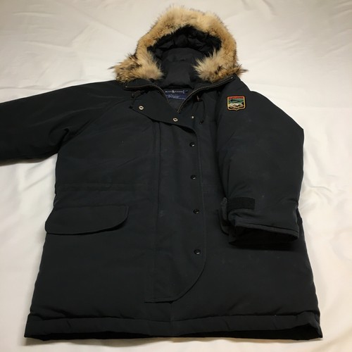 トップス 90s RALPH LAUREN Wool Nylon Zip Parka L Vintage Ralph Lauren Triple Pony Polo 1/4 Zip Sweater Black