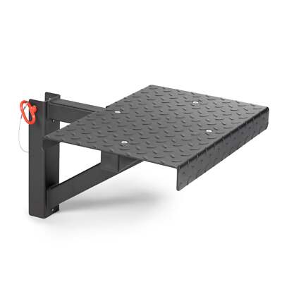 Titan Fitness T-3 Series Rack Mounted Step-Up Platform, 22'' x 15'' Diamond Plate