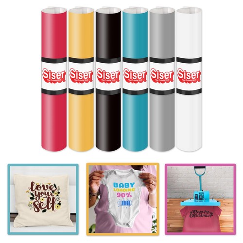 Silhouette Portrait 4 w/ Advanced Blade Pack, 38 Oracal Sheets, Siser HTV