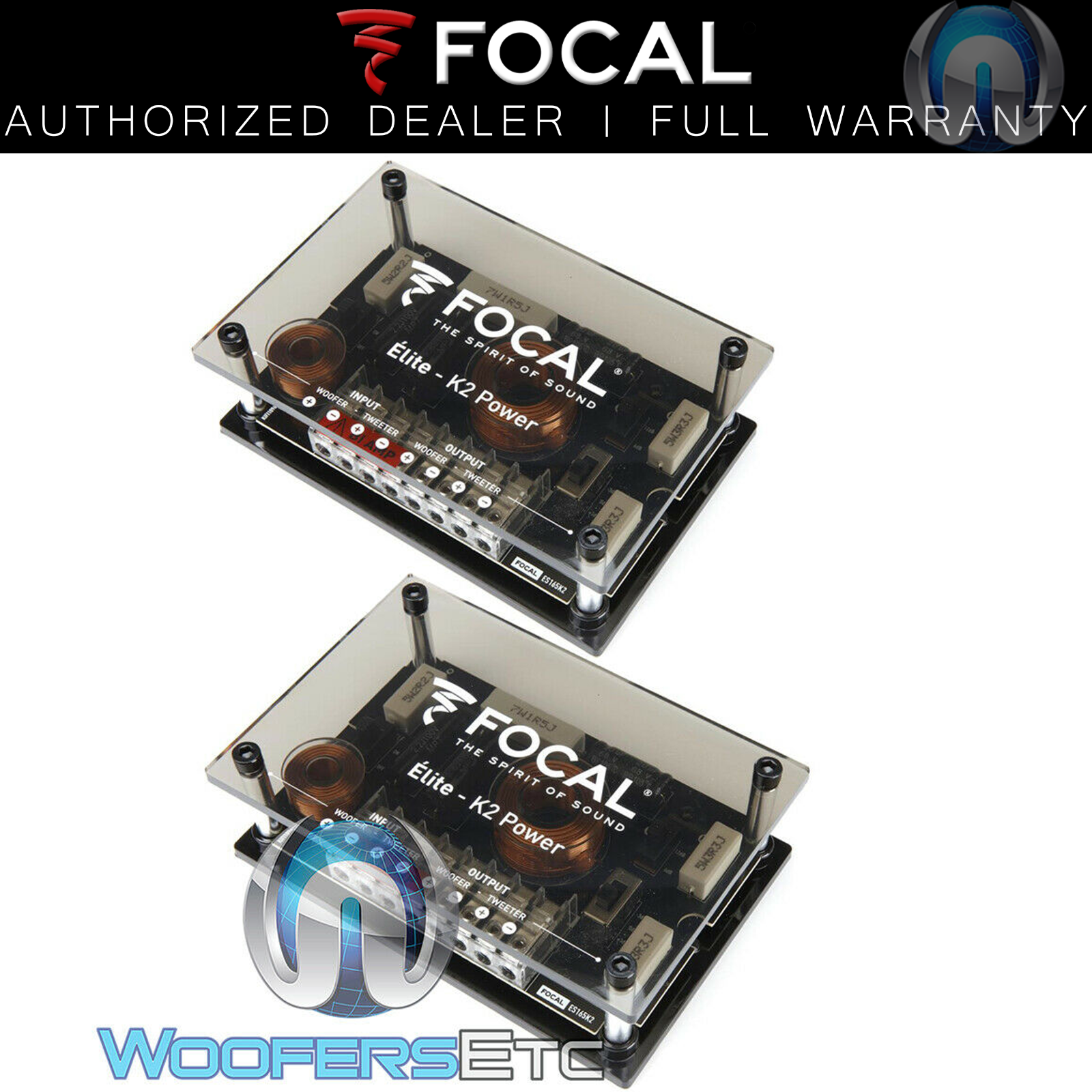 FOCAL XO/ES165K2 ELITE K2 POWER 2-WAY CROSSOVERS FOR MID FOCAL XO/ES165K2 ELITE K2 POWER 2-WAY CROSSOVERS FOR MID