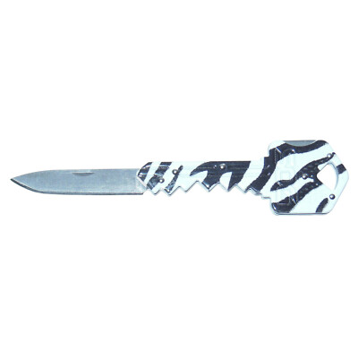 New SOG Key Shape Knife Zebra 1,5'' Straight Pen Blade Stainless Steel Lockback