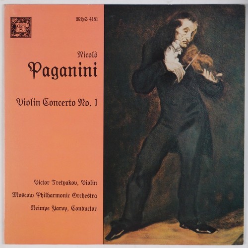PAGANINI: Violin Concerto No 1 MHS Victor Tetryakov Super LP