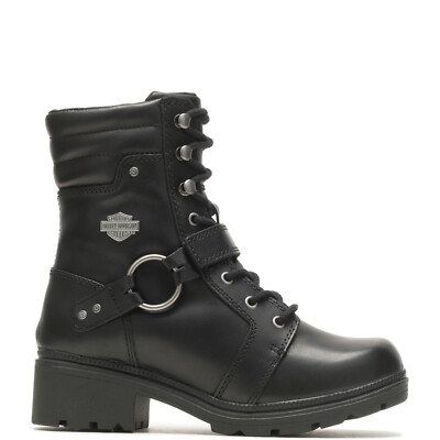 Женские черные мотоциклетные ботинки Harley-Davidson Tegan 6 Lace Harness D84706