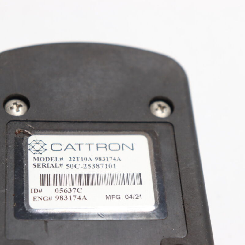 Cattron Industrial Remote Control System 22T10A-983174A - Used