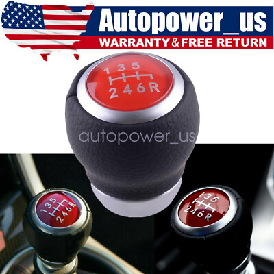 6 speed Gear shift knob For Subaru Impreza WRX STI Outback Forester 2009-2018