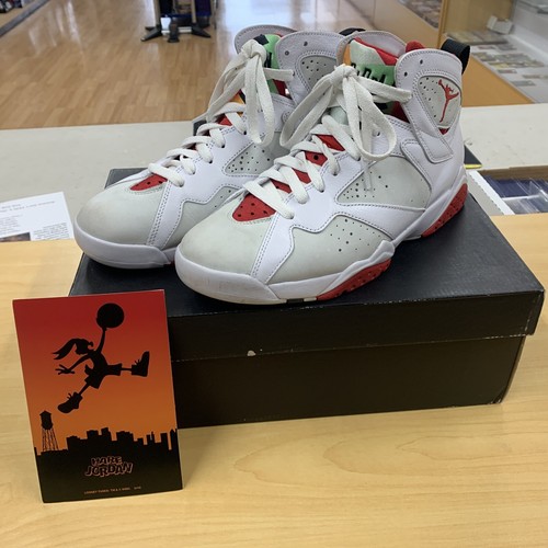 AIR JORDAN 7 RETRO BG★24センチ★美品★箱あり JORDAN BRAND AIR JORDAN 7 RETRO BG BLACK/CITRUS-VARSITY RED