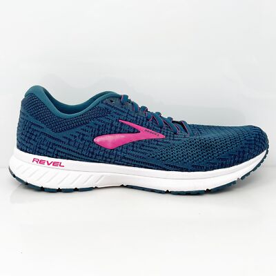 

Brooks Womens Revel 3 1203021B490 Синие кроссовки для бега Размер 9,5 B, Синий, Revel 3