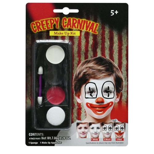 Creepy Carnival Clown Make Up