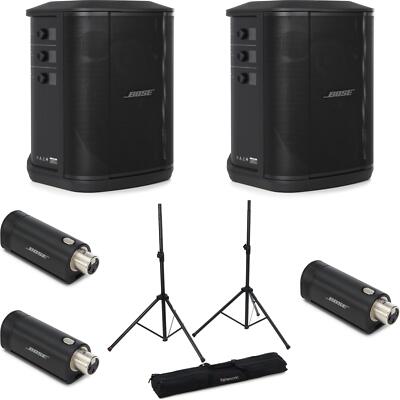 Bose S1 Pro+ Multi-position PA System with Battery Wireless Pair - Dual Mic