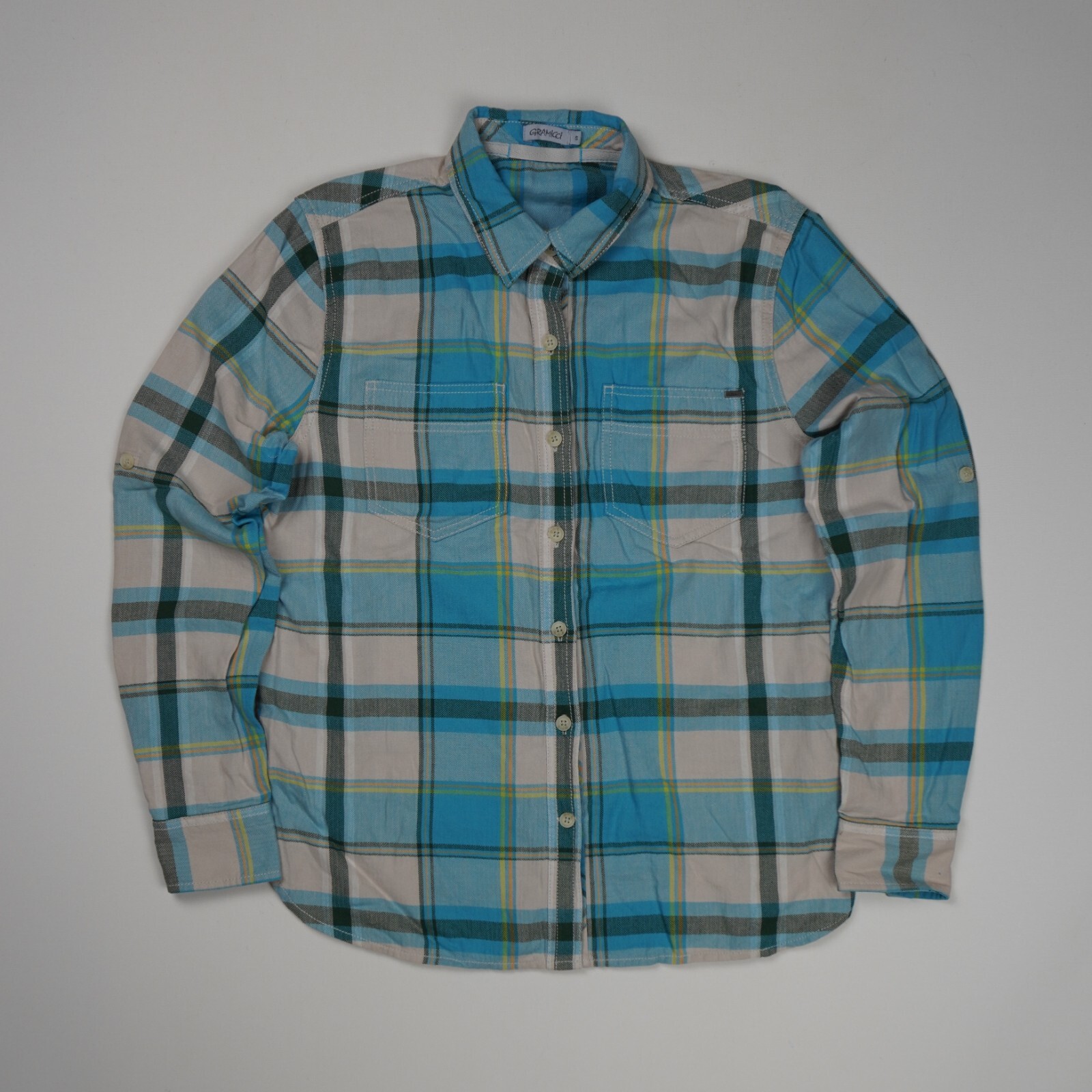 Gramicci Women's Summer Loving' Boyfriend Shirt S Fiji Blue