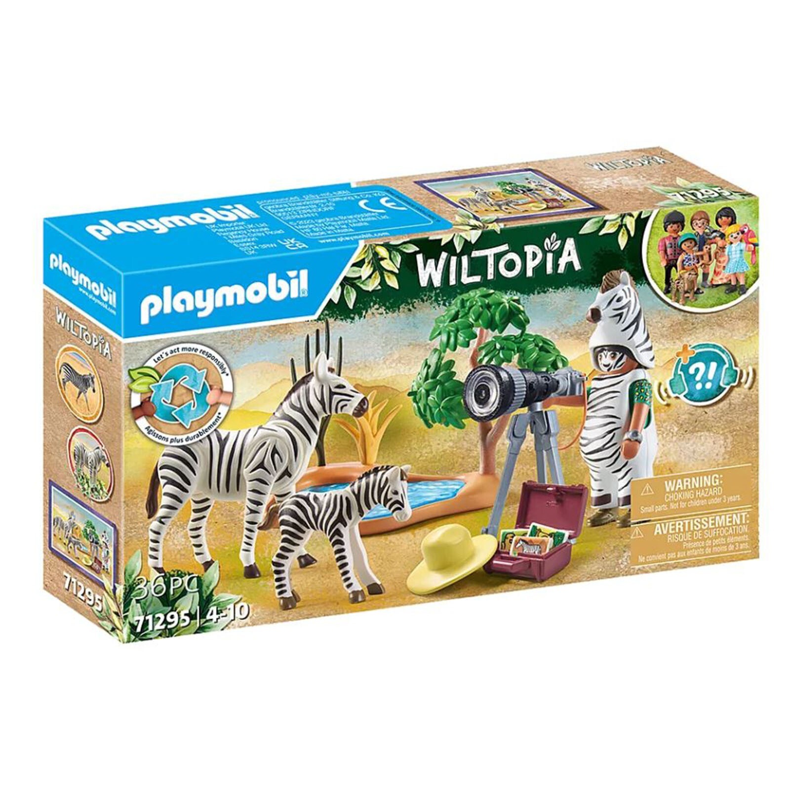 Конструктор Playmobil Wiltopia для фотографа-анималиста 71295 НОВЫЙ