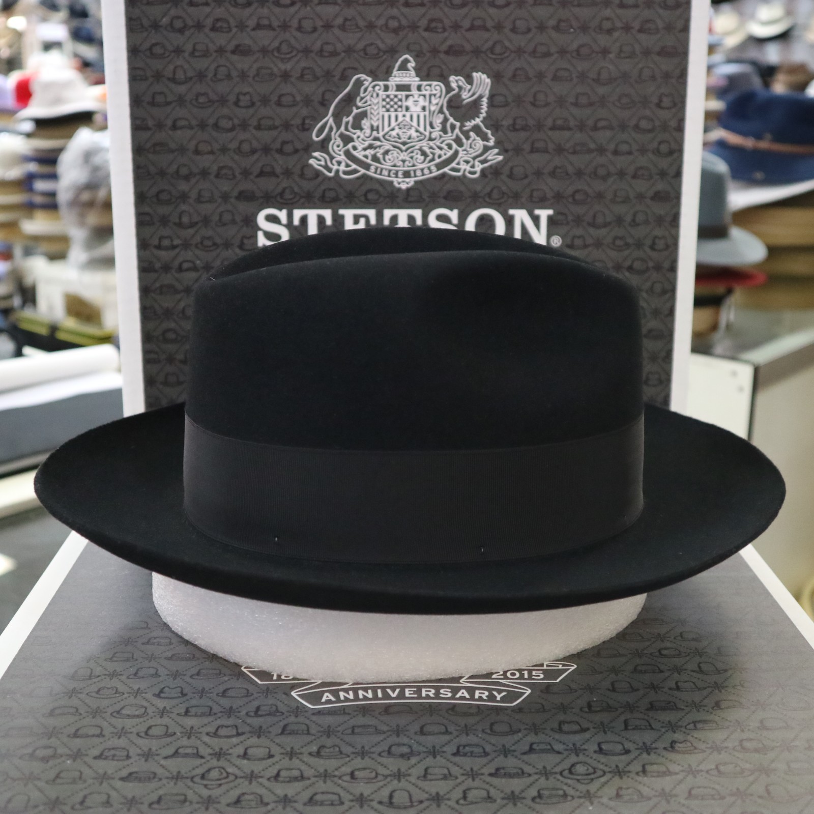 Шляпа STETSON TEMPLE BLACK FUR FELT 