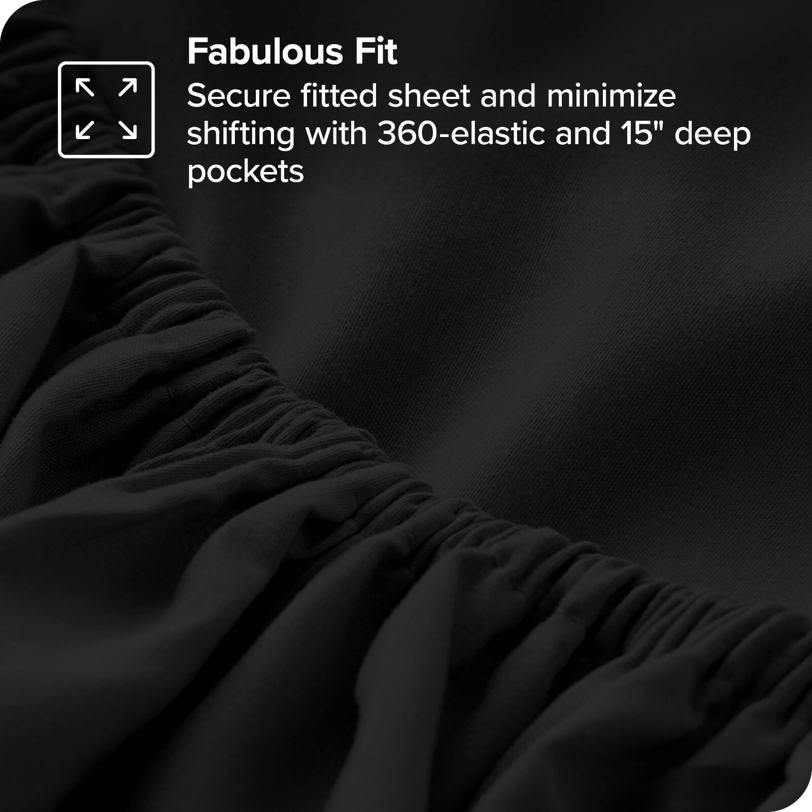 Ultra Soft Double Brushed Microfiber Fitted Sheets - Premium 1800 Collection